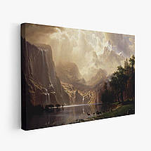 Картина на полотні "Альберт Бірштадт - Серед Сьєрра-Невади, Among the Sierra Nevada, California", 40×60см, фото 2