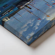 Картина на полотні "Альберт Бірштадт - Харбор Нассау, Nassau Harbor", 40×60см, фото 4