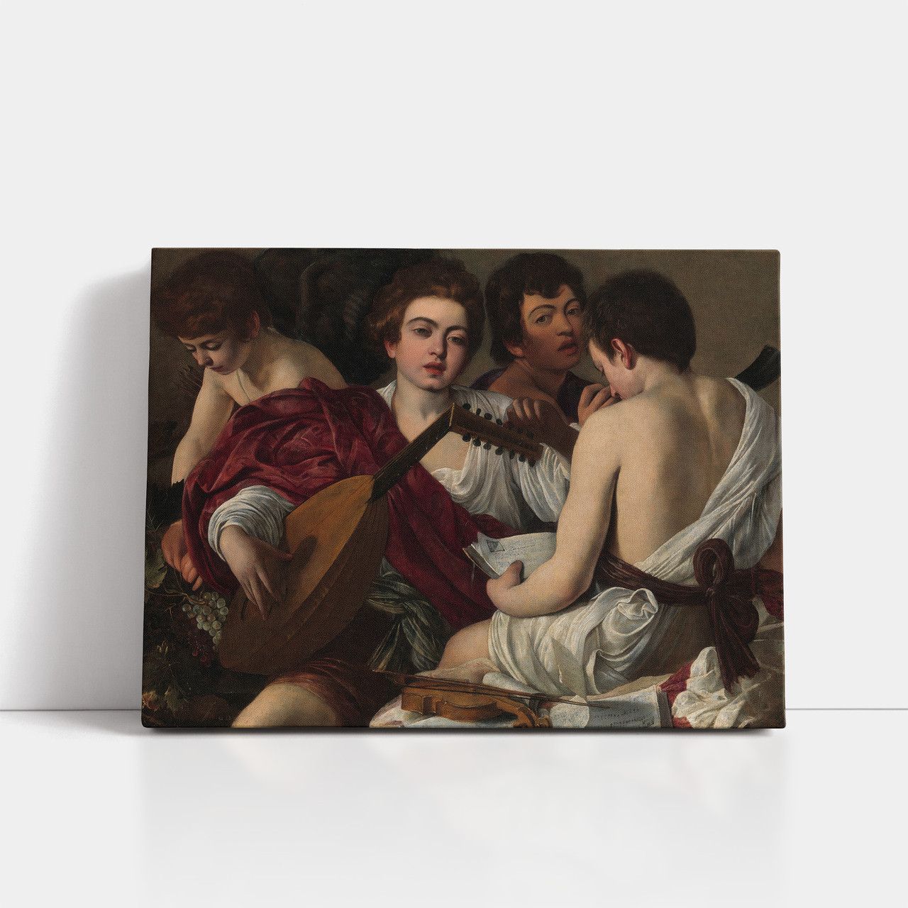 Картина на полотні "Караваджо - Музики (Концерт), Caravaggio", 45×60см