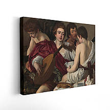 Картина на полотні "Караваджо - Музики (Концерт), Caravaggio", 45×60см, фото 3