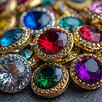 Стрази пришивні