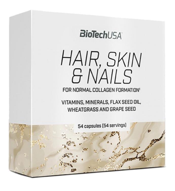 Харчова добавка BioTech (USA) Hair, Skin & Nails 54 капсули