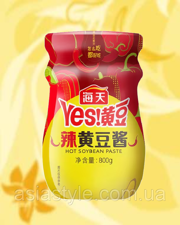 Паста гостра соєва, Паста гостра соєва,Yes! Soybean hot paste, 800 г, Haday, Китай, Ч, фото 1