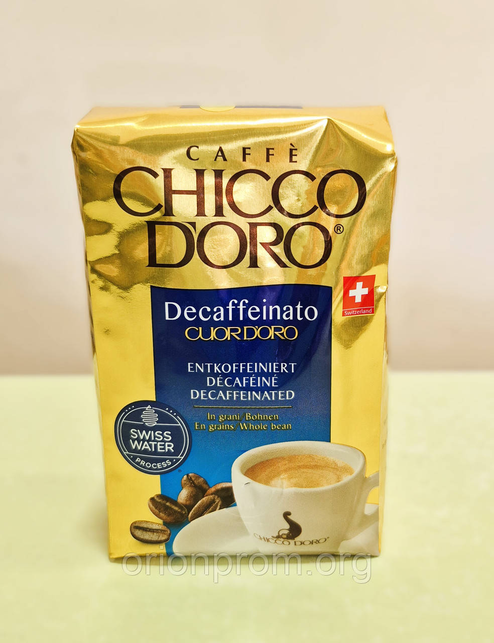 Кава Chicco d'Oro Cuor d'Oro без кофеїну 250 г зернова, фото 1