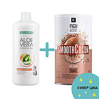 Aloe Vera Peach + Figu Active Smooth Cocoa Набір для контролю ваги та оздоровлення від LR