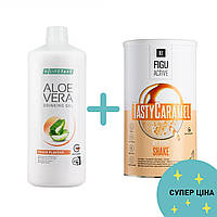 Aloe Vera Peach + Figu Active Tasty Caramel набір для оздоровлення та контролю ваги від LR.