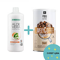 Aloe Vera Peach + Figu Active Lovely Coffee набір для контролю ваги та щоденного оздоровлення від LR.