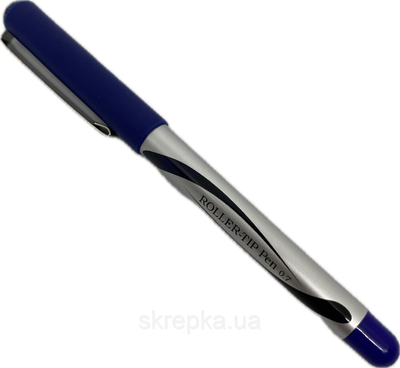 Ручка ролер Buromax 8321- 0.7 мм синій, фото 1