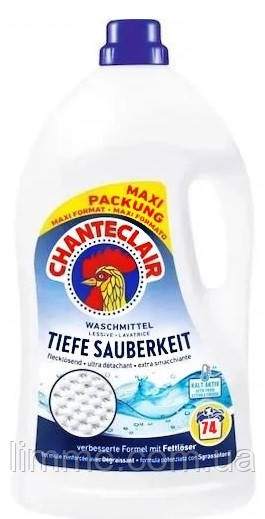 Гель для прання Chanteclair Pulito Profondo Extra Smcchiande,3330 мл (74 прань)