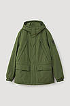 Демісезонна чоловіча парка Finn Flare FAB21046-500 зелена S, фото 8