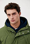 Демісезонна чоловіча парка Finn Flare FAB21046-500 зелена S, фото 5