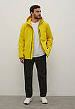 Демісезонна чоловіча куртка Finn Flare FAC22009-424 жовта XL, фото 4