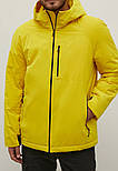 Демісезонна чоловіча куртка Finn Flare FAC22009-424 жовта XL, фото 9