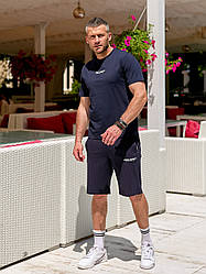 Чоловічий костюм Armani Exchange шорти та футболка, літній чоловічий спорт костюм Армані