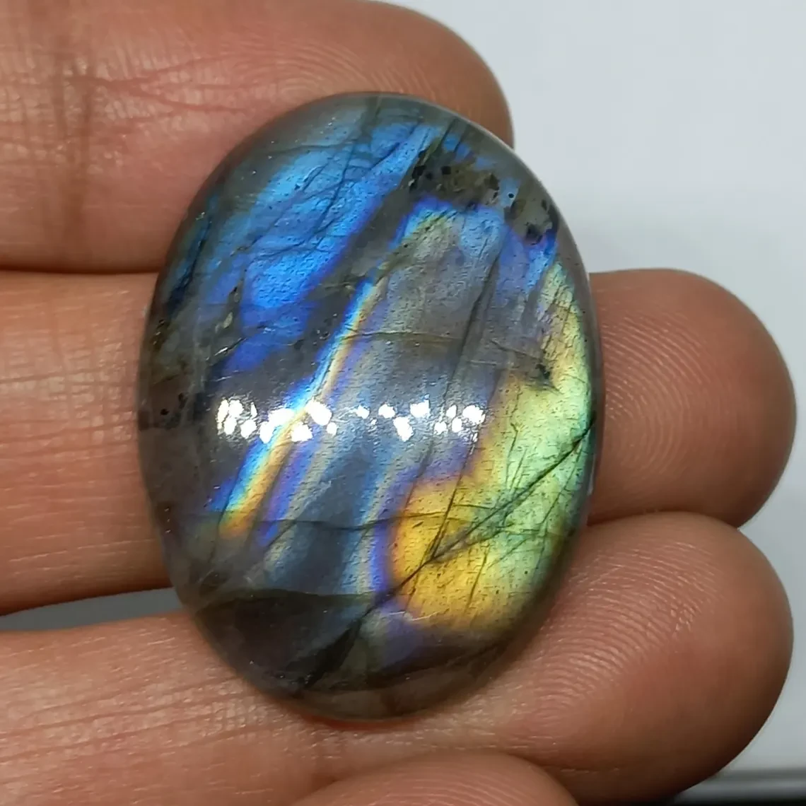 Лабрадорит   48 Ct   24×34×7 мм, фото 1