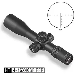 Приціл Discovery Optics HT 4-16x40 SF FFP (30 мм, без підсвітки)