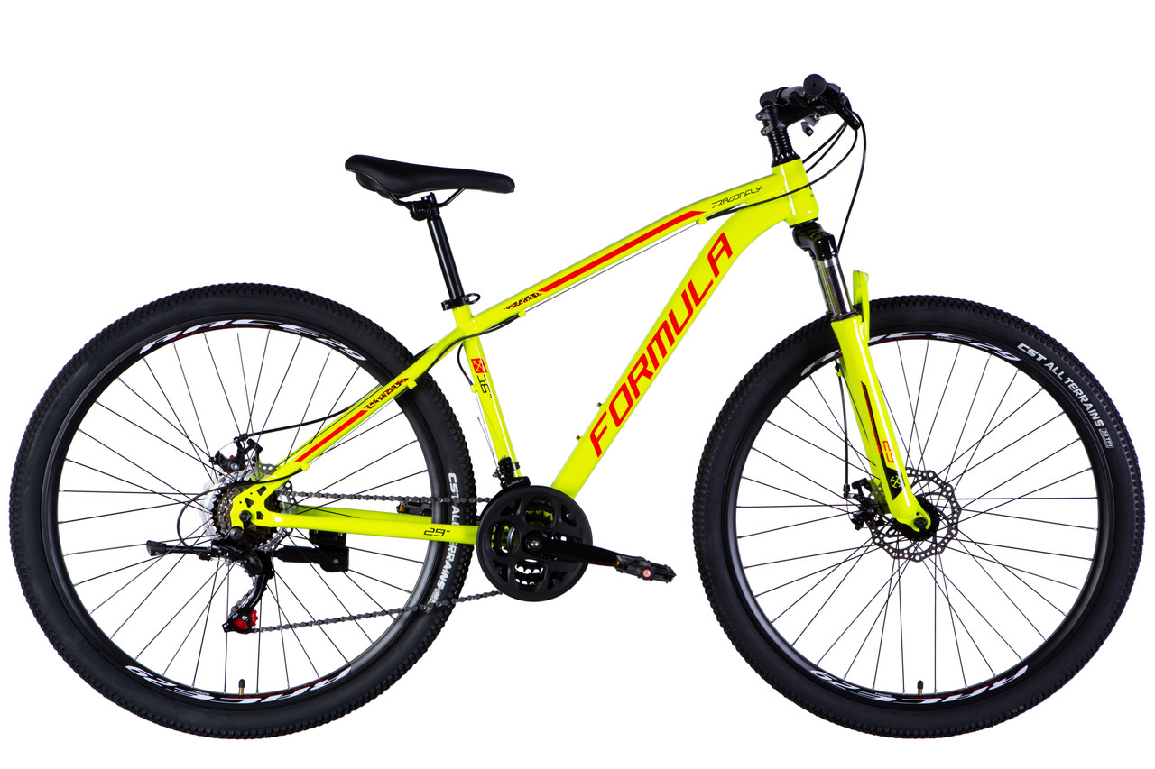 Велосипед ST 29" Formula DRAGONFLY AM DD рама-16" зелено-червоний 2025, фото 1
