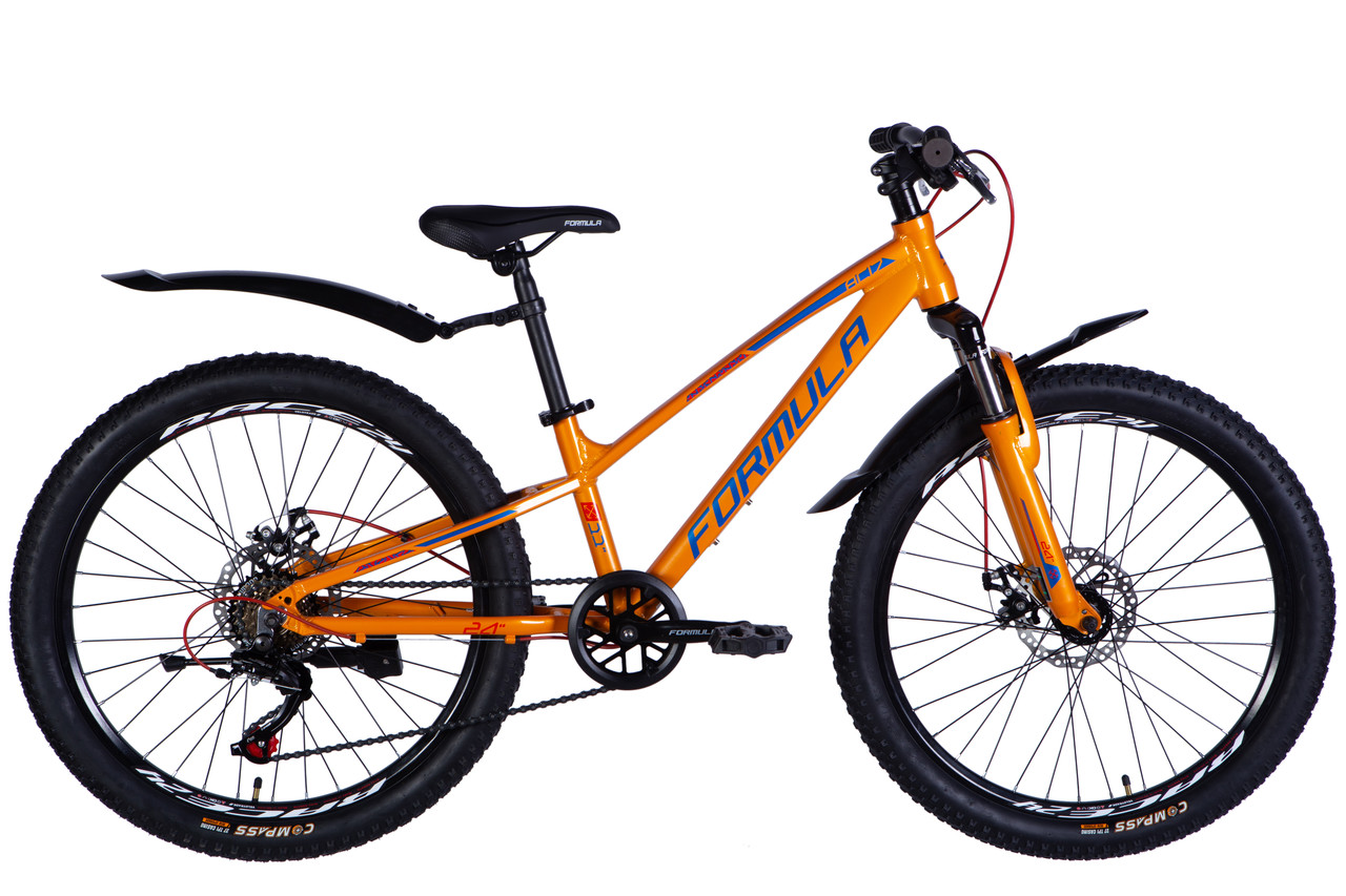 Велосипед AL 24" Formula ACID DD FR рама-11" помаранчево-синій 2025