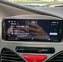 Автомагнітола з Сенсорним Екраном 1 din шахта з Bluetooth і CarPlay та вихід під кабель айфону Type-C і USB для флешок і зарядки