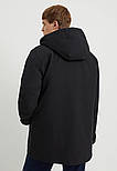 Подовжена чоловіча демісезонна куртка Finn Flare FAD21002-200 чорна XL, фото 4