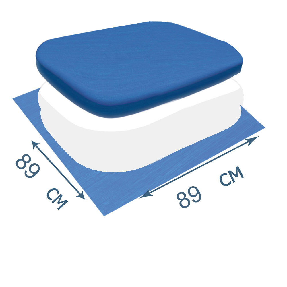 Тент - чохол та підстилка InPool 33001-1, для дитячих басейнів ▭ 86 х 86 см, фото 1