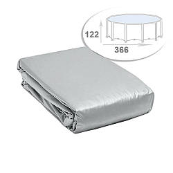 Набір: Чаша для каркасного басейну Intex 10087. Розмір 366 х 122 см