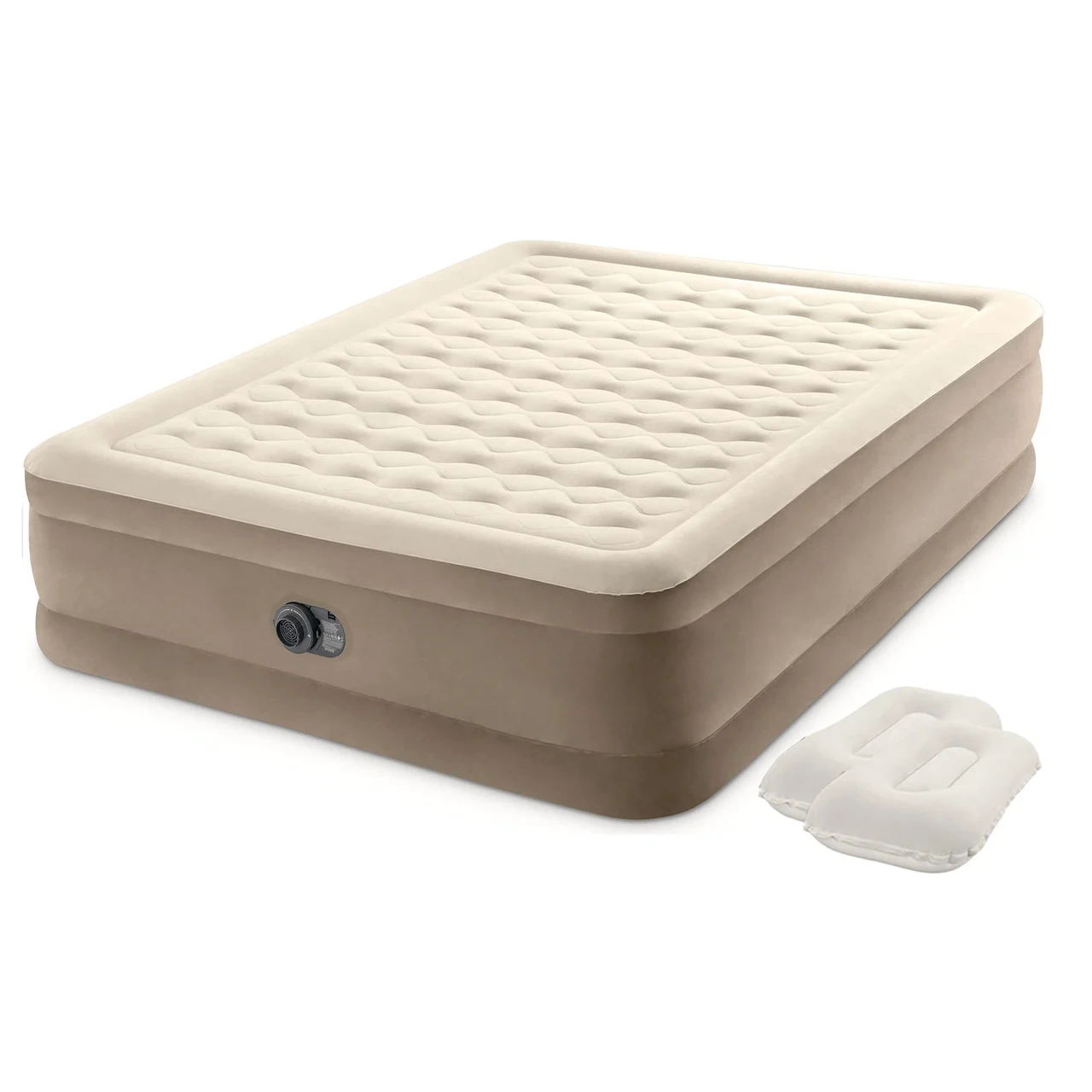 Надувне ліжко Intex 64428-2, 152 х 203 х 46 см, вбудований електричний насос, подушки. Двоспальне, фото 1