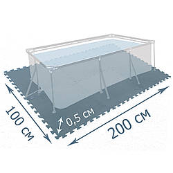 Мат-підкладка для басейнів Intex 29084, ▭ 200 х 100 см