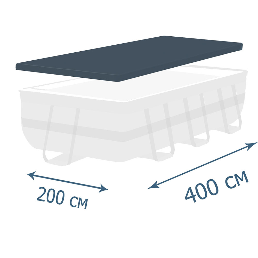 Тент - чохол Intex 28037, для каркасного басейну ▭ 400 х 200 см, фото 1