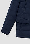 Демісезонна чоловіча куртка Finn Flare FAD21072-101 синя 2XL, фото 7