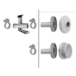 Набір для підключення фільтр-насоса Intex 22024 до басейну зі штуцерами