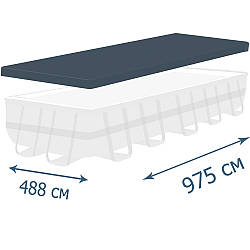 Тент-чохол Intex 10757, для каркасного басейну ▭ 975 х 488 см