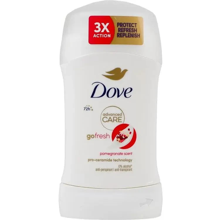 Антиперспірант-олівець жіночий Dove Go Fresh pomegronate scent  Гранат 50 g