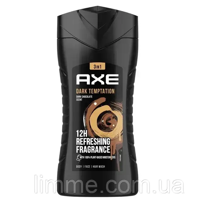 Гель для душу AXE Dark Temptation ALL DAY FRESH 400 мл