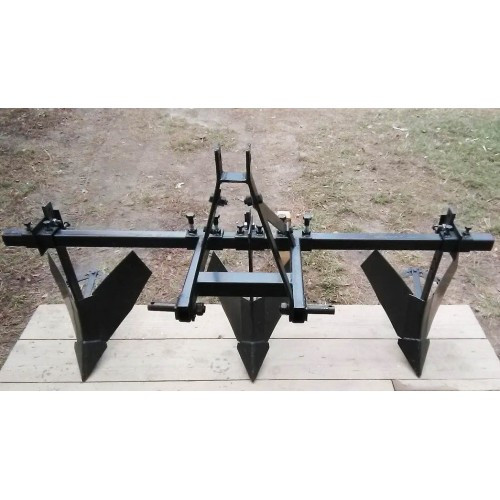 Підгортальник трирядний для мінітрактора, мототрактора на триточкову навіску, фото 1