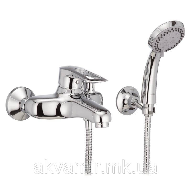 Змішувач Haiba HANSBERG ванна короткий гусак euro, фото 1