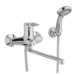 Змішувач для ванни HAIBA HANSBERG EURO з довгим гусаком