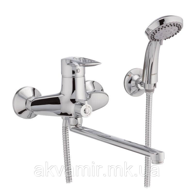 Змішувач для ванни HAIBA HANSBERG EURO з довгим гусаком, фото 1