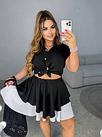 Безумно красивый и женственный костюм блуза и юбка Ткань евро софт Размер 48-50, 52-54, 56-58