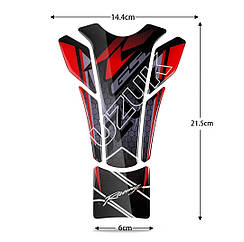 Наклейка на бак мотоцикла силіконова RB Suzuki GSXR mod2