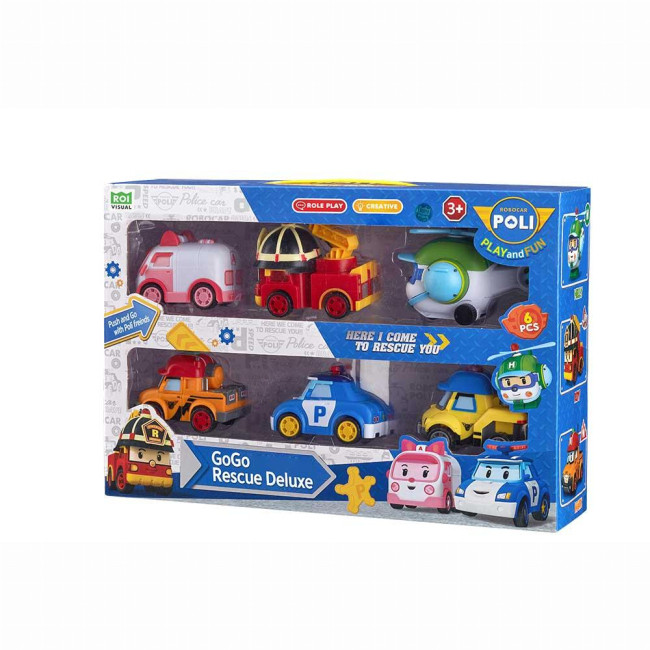 Ігровий набір Robocar Poli GoGo Рятівники делюкс