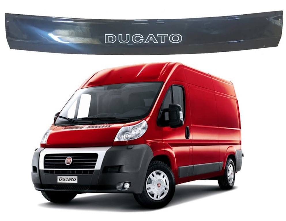 Дефлектор капота FIAT Ducato 3 (2006-2014) - Мухобійка Фіат Дукато 2006-2015