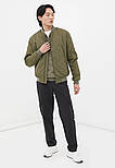Стьобаний чоловічий бомбер Finn Flare FBC21017-907 хакі XL, фото 2