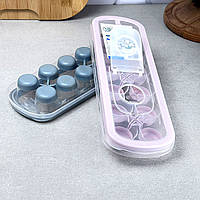 Форма для льоду силіконова з кришкою Hobby Life Bade, 12 комірок