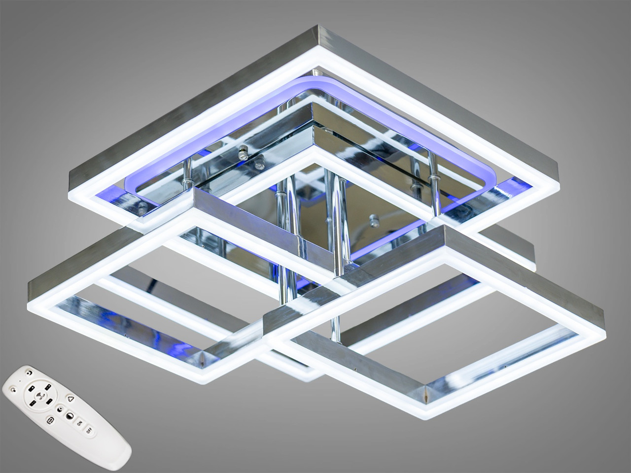 Стельова світлодіодна люстра з диммером 145W, фото 1