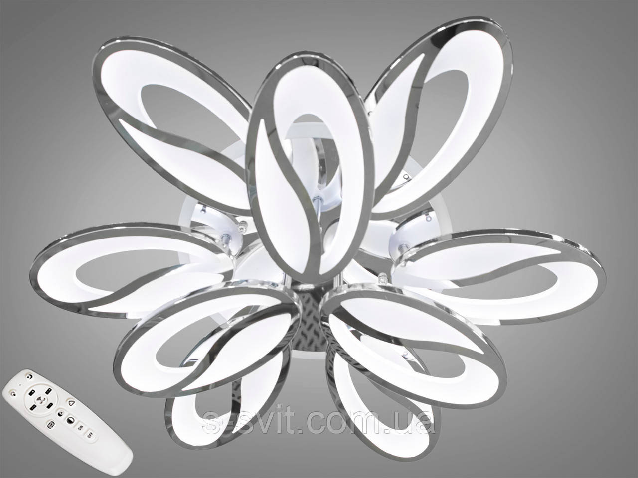 Пристельова лед люстра в формі квітки, потужністю 115W, фото 1