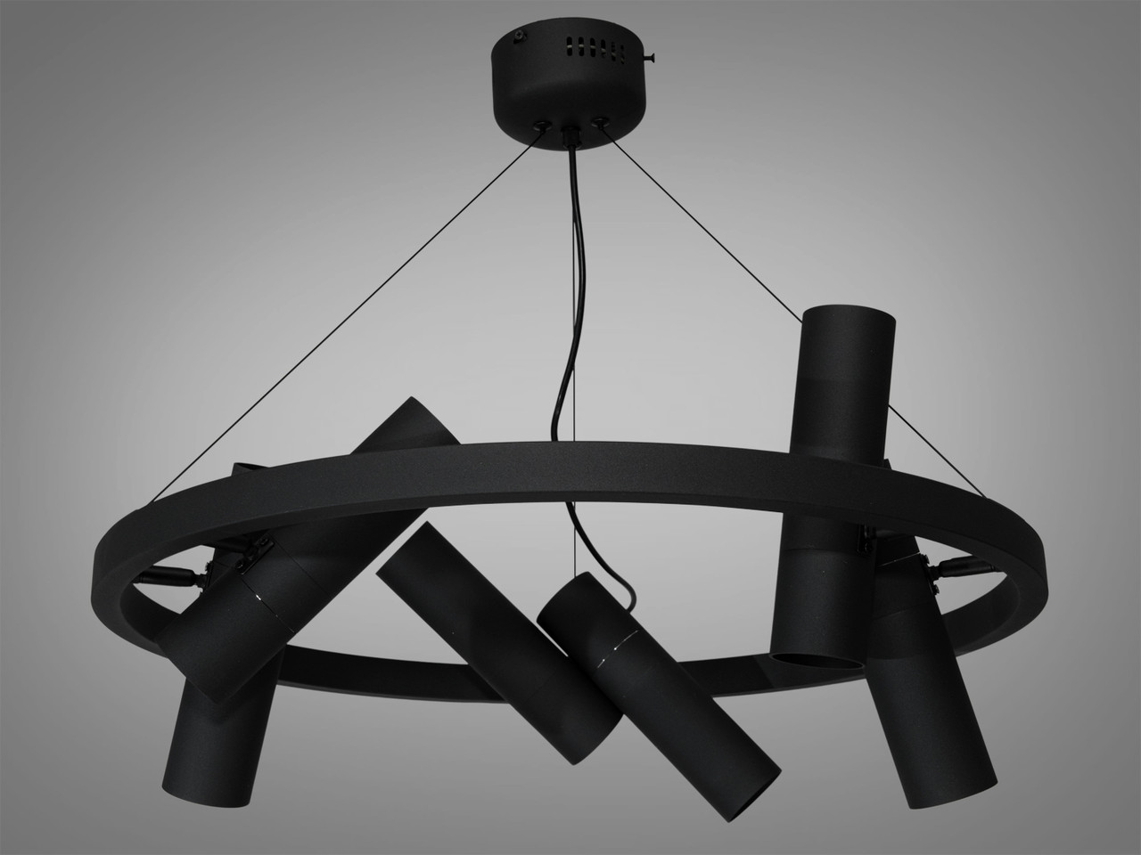 Люстра в стилі Loft, 12 ламп, люстра чорна, фото 1