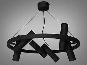 Люстра в стилі Loft, 12 ламп, люстра чорна