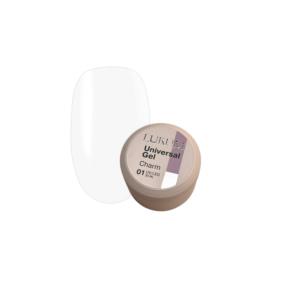 Гель для  нігтів Lukum Universal Gel №01, 30 мл, фото 1