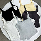 Жіночі бавовняні стильні майки #2028, фото 6